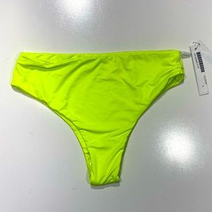 Kith‎ Myra Swim 80% Nylon Neon Summer Sport Collection Bikini Bottom NWT S